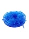 Generic 6-Piece Multi Size Reusable Silicone Bowl Covers Set Blue