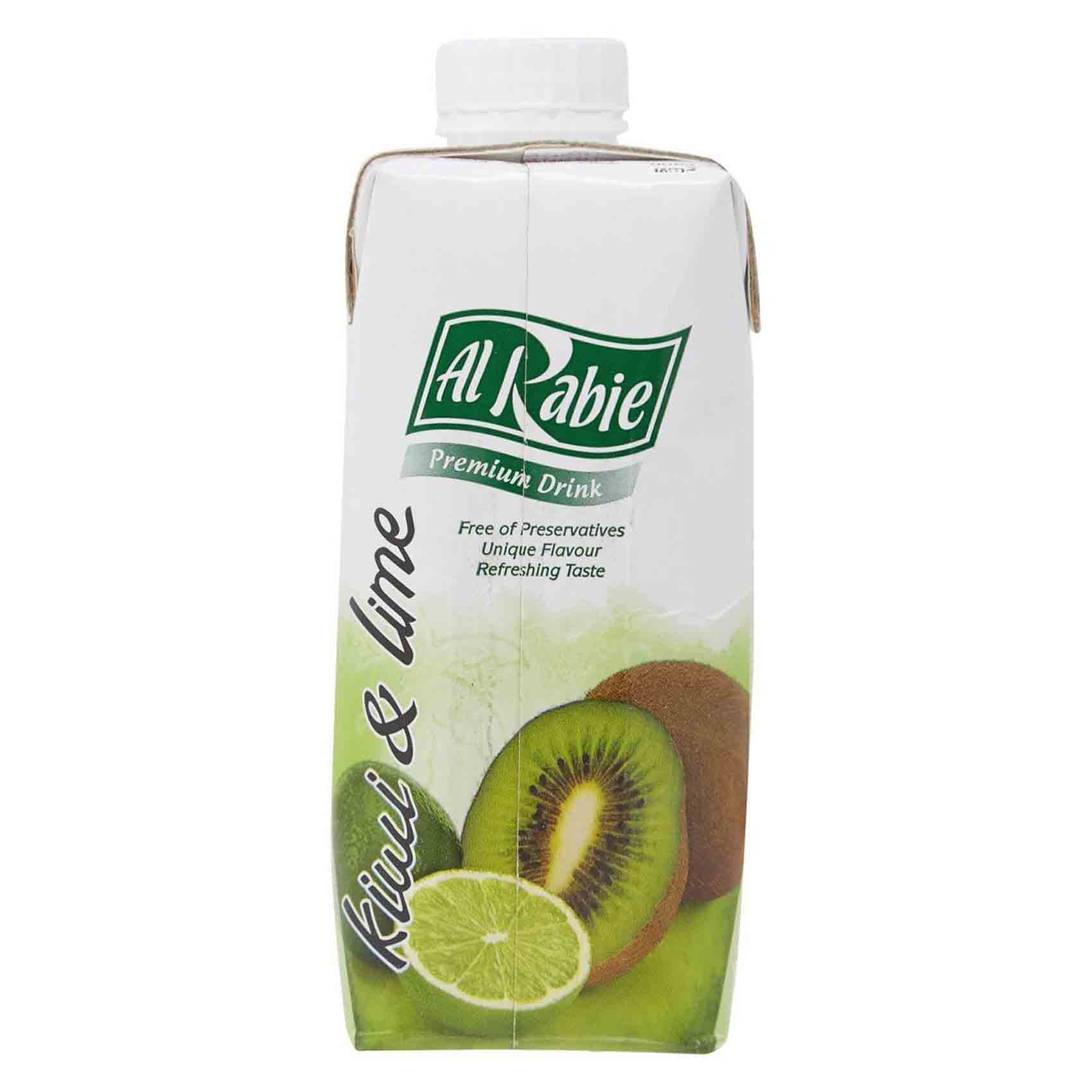 Al Rabie Mini Buy Al Rabie Lime And Kiwi Premium Drink 330ml Online | Carrefour UAE