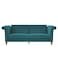 In House Serena 2 In 1 Sofabed Velvet Upholstered - Dark Turquoise