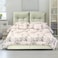 In House Le&oacute;n Velvet Bed Frame - King - 200x180 cm - Ivory