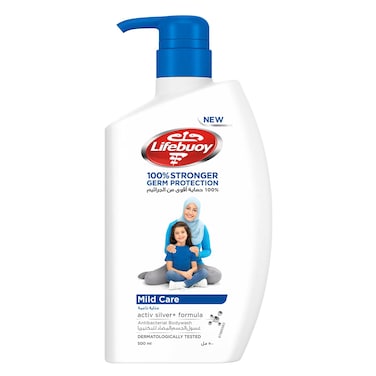 Lifebuoy Mild Care Anti Bacterial Body Wash 500ml
