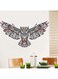 Generic Owl Decorative Wall Sticker Multicolour 45X60cm