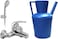 ABBASALI SHOWER MIXER WITH HAND SHOWER &amp; PLASTIC BATHROOM JUG (LOTA)