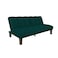 In House Sana 2 In 1 Sofabed Velvet Upholstered - Dark Green