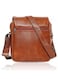 Men's Sling Bag Synthetic Leather   Brown   TAN   SPZJ



