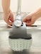 Kitchen Sink Shelf Soap Sponge Drain Rack Holder Double Decker Hanging Basket Storage Suction Cup Kitchen Organizer Sink Accessories Wash Dropshipping - Green