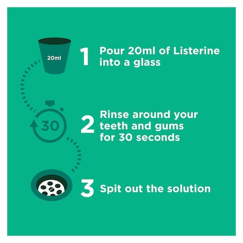Listerine Mouthwash - Fresh Burst Taste - 250ml