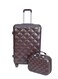Morano 4-Pieces Luggage Trolley Bags Set (Dark Coffee)
