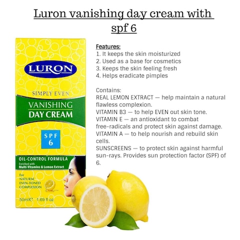 Luron Face Cream Vanishing Day 50Ml