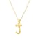 Aiwanto J Letter Necklace Spelling Necklace Golden Name Starting Spelling Necklace Gift for Women's