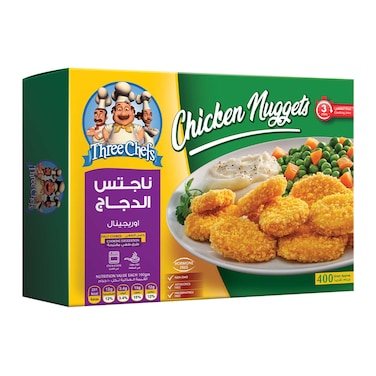 ثري شيفس ناجتس دجاج - 400 جم