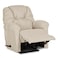 American Polo Linen Rocking Recliner Chair - Light Beige - American Polo