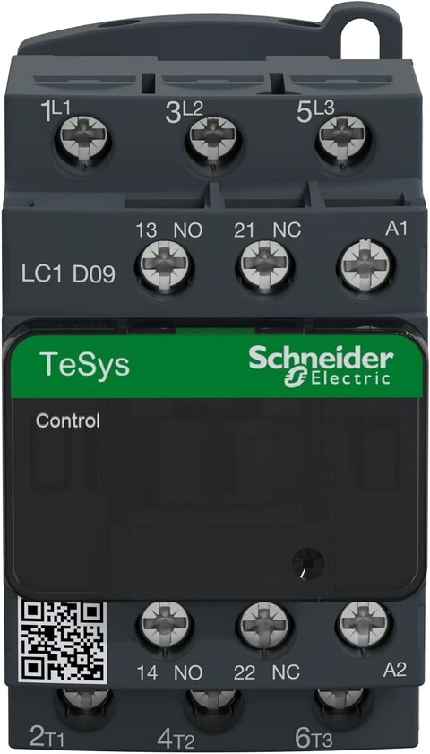 Schneider Breaker TeSys D_ TeSys D contactor - 3P(3 NO) - AC-3 - &lt;= 440 V 9 A - 230 V AC coil_ [LC1D09P7]