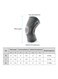 Generic 1Pcs Knee Support Men Women Knee Brace With Side Stabilizers Silicone Pad Sports Knee Sleeves For Weightlifting Powerlifting Running L 33*2*20Cm