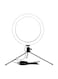 Generic - LED Ring Light With Tripod Stand 8inch Black