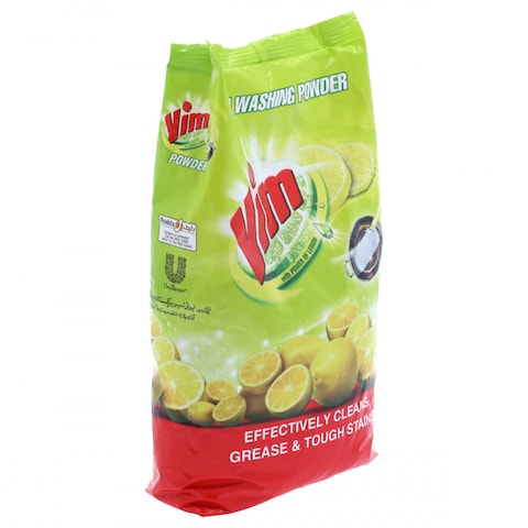 Vim Dishwashing Powder Polybag Lemon 790 gr