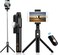 The Mohrim K10 Foldable Mini Tripod Bluetooth Selfie Stick With Mirror