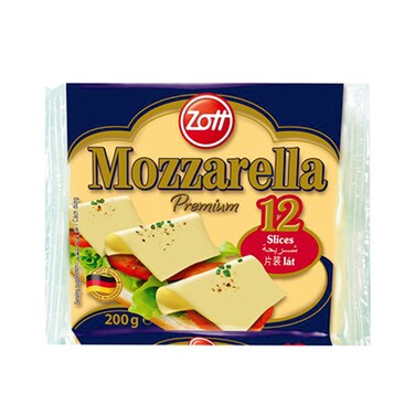 Zott Sliced Mozzarella Cheese 200GR