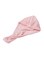 Generic Hair Towel Wrap With Button Pink 16X3X12cm