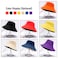 Decdeal - Women Bucket Hat Summer Cap Reversible Sun Hat with Detachable Transparent Protective Face Shield Chin Strap for Anti-splash Dustproof Fishing Beach Travel Outdoor Activity