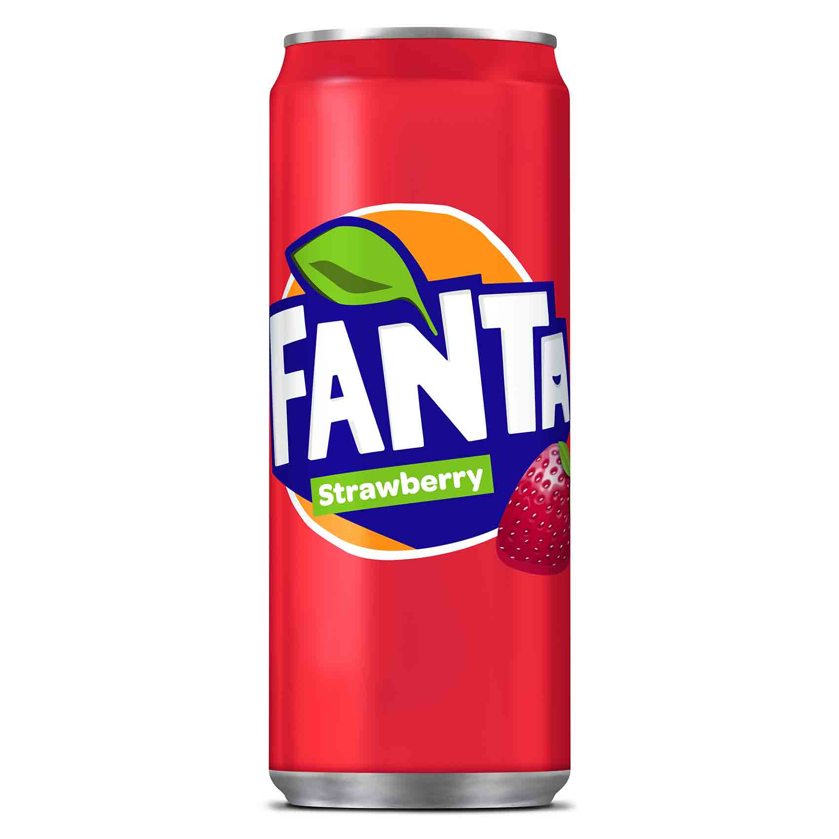 Fanta Drink Strawberry Flavor Can 330 Ml