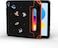 Moxedo Rugged Protective EVA Silicone Kids Case Cover, Shockproof DIY 3D Cartoon Pattern With Pencil Holder, Stand And Handle Grip Compatible For Apple iPad 2022 (10th Gen) 10.9 inch (Black)