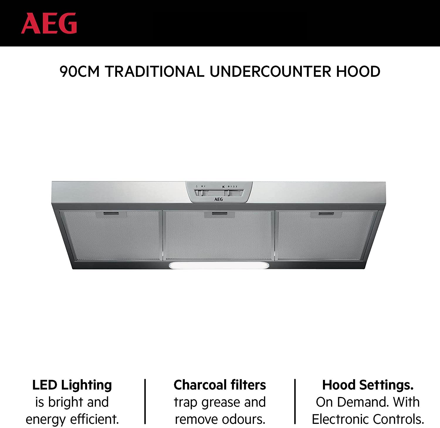 AEG Built-In Cooker Hood, 90cm Size