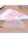 Generic 100-Piece Disposable Plastic Piping Bag For Cake Decoration White 38X24X35Centimeter