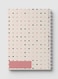 Lowha Spiral Notebook With 60 Sheets And Hard Paper Covers With Graphic Dots Design, For Jotting Notes And Reminders, For Work, University, School