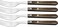 Tramontina 4 Piece Jumbo For KS Set - Stainless Steel Professional Sharp Chef For KS With Plywood Handles.