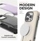 VRS Design Terra Guard Modern for iPhone 15 Pro case cover [MagSafe compatible] - Cream