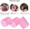 10pcs Self Grip Hair Rollers Pro Salon Hairdressing CurlersProfessional Hair Salon tool(Red)