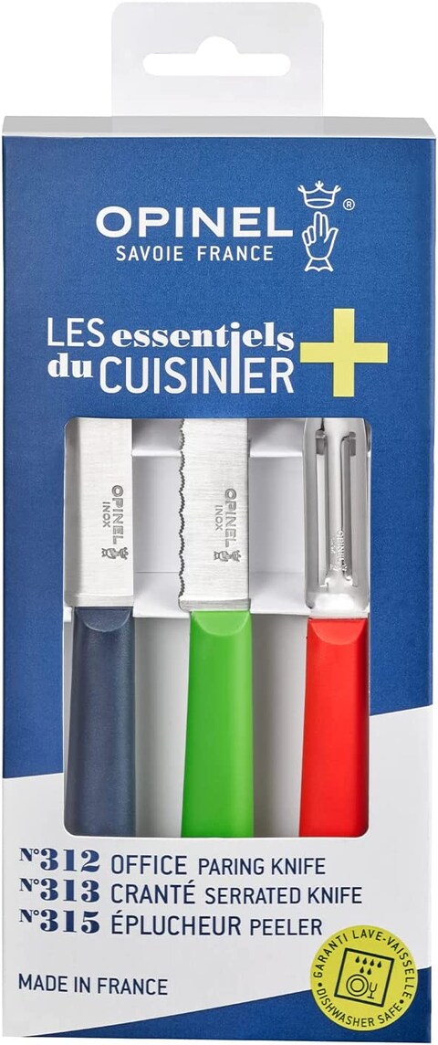 Opinel Essential Trio Kitchen Knife Set
