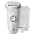 اشتري Braun Silk-Épil 9 SkinSpa MBSES9 SensoSmart™ Wet  Dry Epilator Design Edition With 5 Extras Incl Shaver Head في الامارات