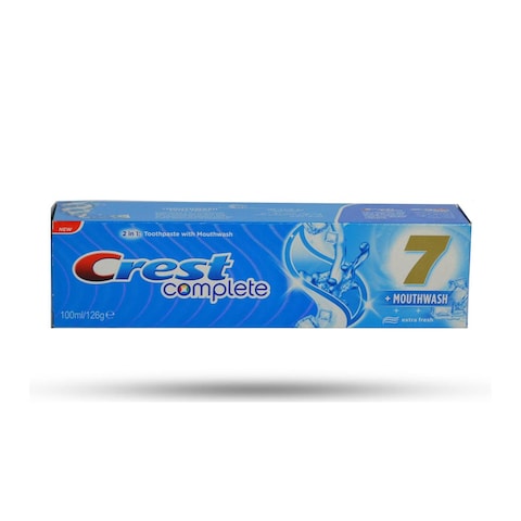 Crest Complete 7 Mouthwash Extra Fresh Mouthwash  Toothpaste 100ML