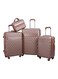 Morano 4-Pieces Luggage Trolley Bags Set (Rose Golden)