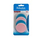 Buy Xcluzive Latex Cosmetic Sponges Multicolour 4 PCS in UAE