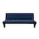In House Asil 2 In 1 Sofabed Velvet Upholstered - Dark Blue