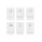 Generic-White  USB Humidifier 300ml Mini Portable Humidifier Desktop Bedroom Mute Humidifier with 7-color breathing Light White