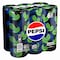 Pepsi Zero Lime Cola Beverage Cans 330ml Pack of 6