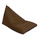 In House Ilkay Velvet Bean Bag Chair - Small - Brown