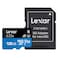Lexar High Performance microSDHC with Adapter 633x 128GB UHS-I Black/Blue