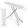 110'' x 34'' Foldable Ironing Board Iron Table with Iron Rest Extra Cotton Cover For Home Laundry Room