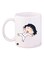 Bp Maruko Chan Printed Coffee Mug White/Black Standard Size