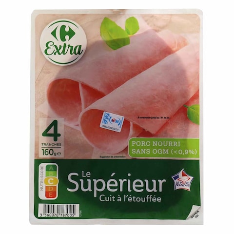 Carrefour 4 Slices Ham Superior 160G