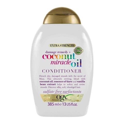 OGX Coconut Miracle Oil Conditioner For Damaged Hair - 385 ml