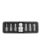 7-Piece Screwdriver Bit Set Silver