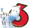 Party Time Animal Candle Number 6 Birthday Candle Kids Birthday Cake Decoration - Number Candle For Safari Theme Birthday Candle Cake Topper