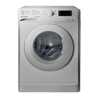Indesit Front Load Automatic Washing Machine - 7KG - Silver - OMTWE71252
