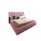 In House Palermo Velvet Bed Frame - Single - 200x100 cm - Light Pink